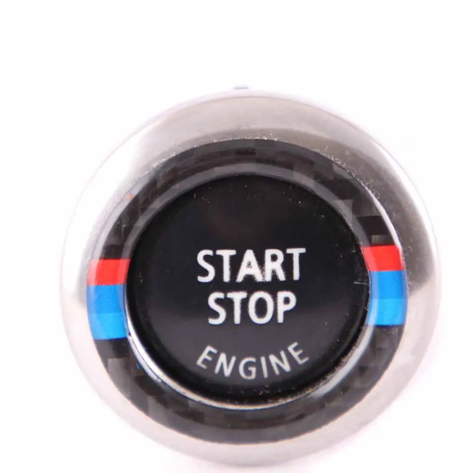 BMW E92 E93 Start Stop Ignition Switch Button Black M Carbon Look - SKU 6973276-3 - Part number 6973276