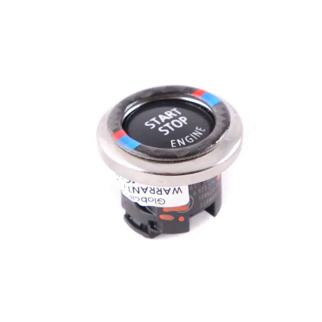 BMW E92 E93 Start Stop Ignition Switch Button Black M Carbon Look - SKU 6973276-3 - Part number 6973276