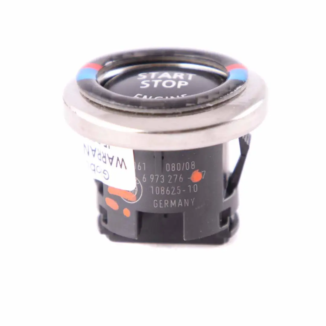 BMW E92 E93 Start Stop Ignition Switch Button Black M Carbon Look - SKU 6973276-3 - Part number 6973276