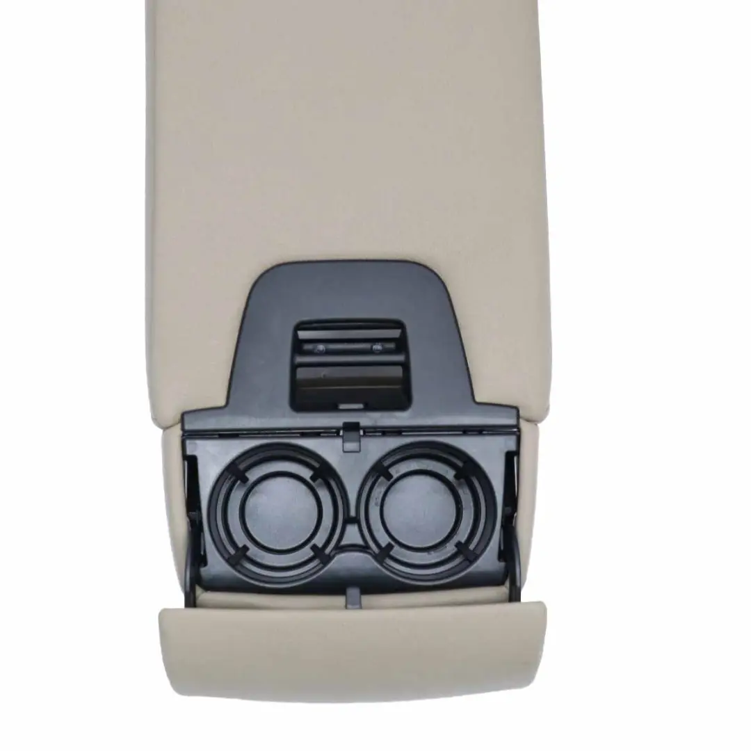 BMW X5 E70 Respaldo Asiento Trasero Izquierdo Apoyabrazos Cuero Nevada Camel - SKU 6973313 - Número de pieza 6973313