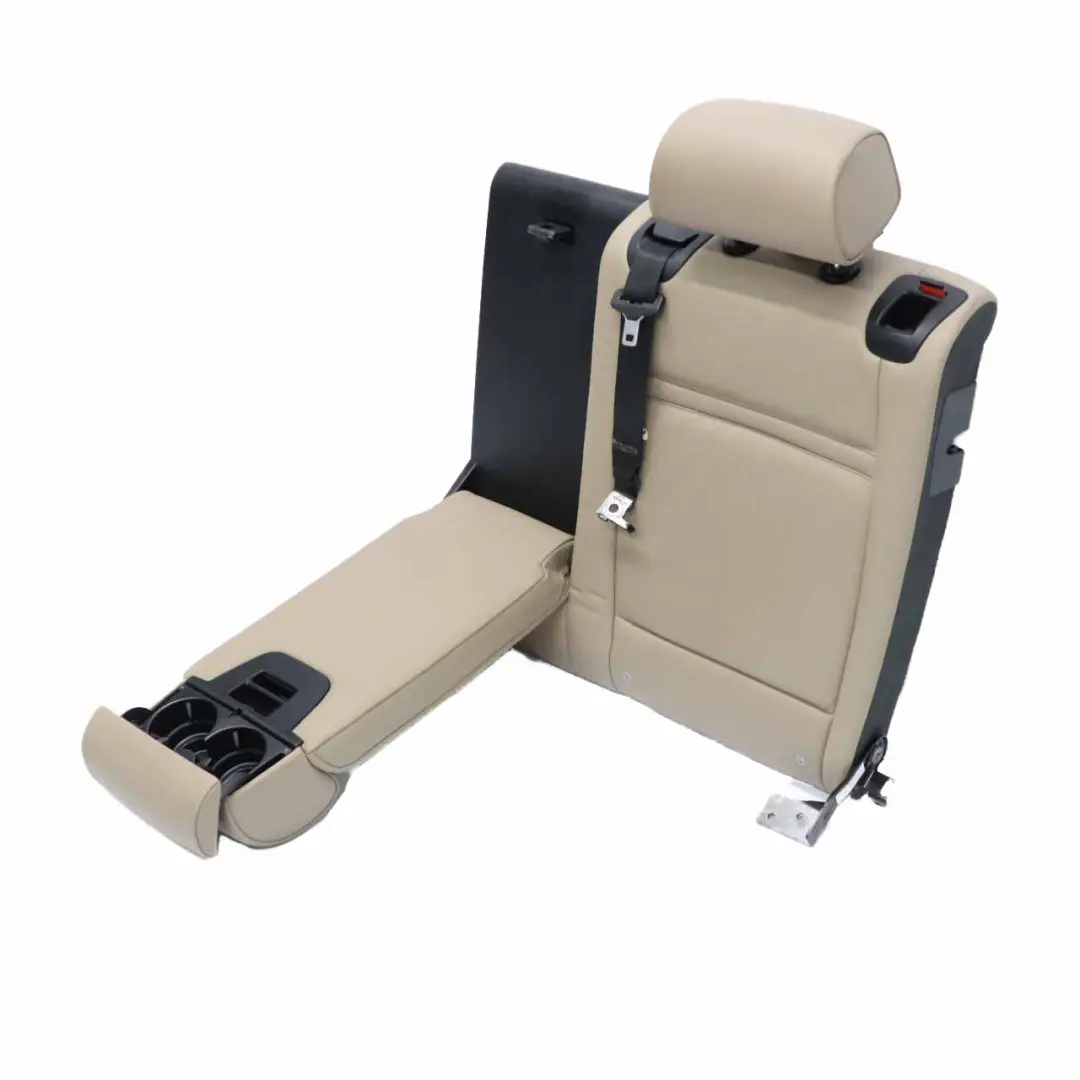 BMW X5 E70 Respaldo Asiento Trasero Izquierdo Apoyabrazos Cuero Nevada Camel - SKU 6973313 - Número de pieza 6973313