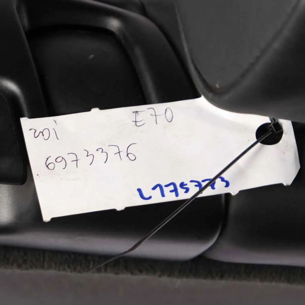 Left N/S Backrest Bench Black Leather Nappa For 7 Seats to Rear Seat BMW X5 E70 with Part number 6973376 Rear Seat BMW X5 E70 Left N/S Backrest Bench Black Leather Nappa For 7 Seats - SKU 6973376 - Part number 6973376