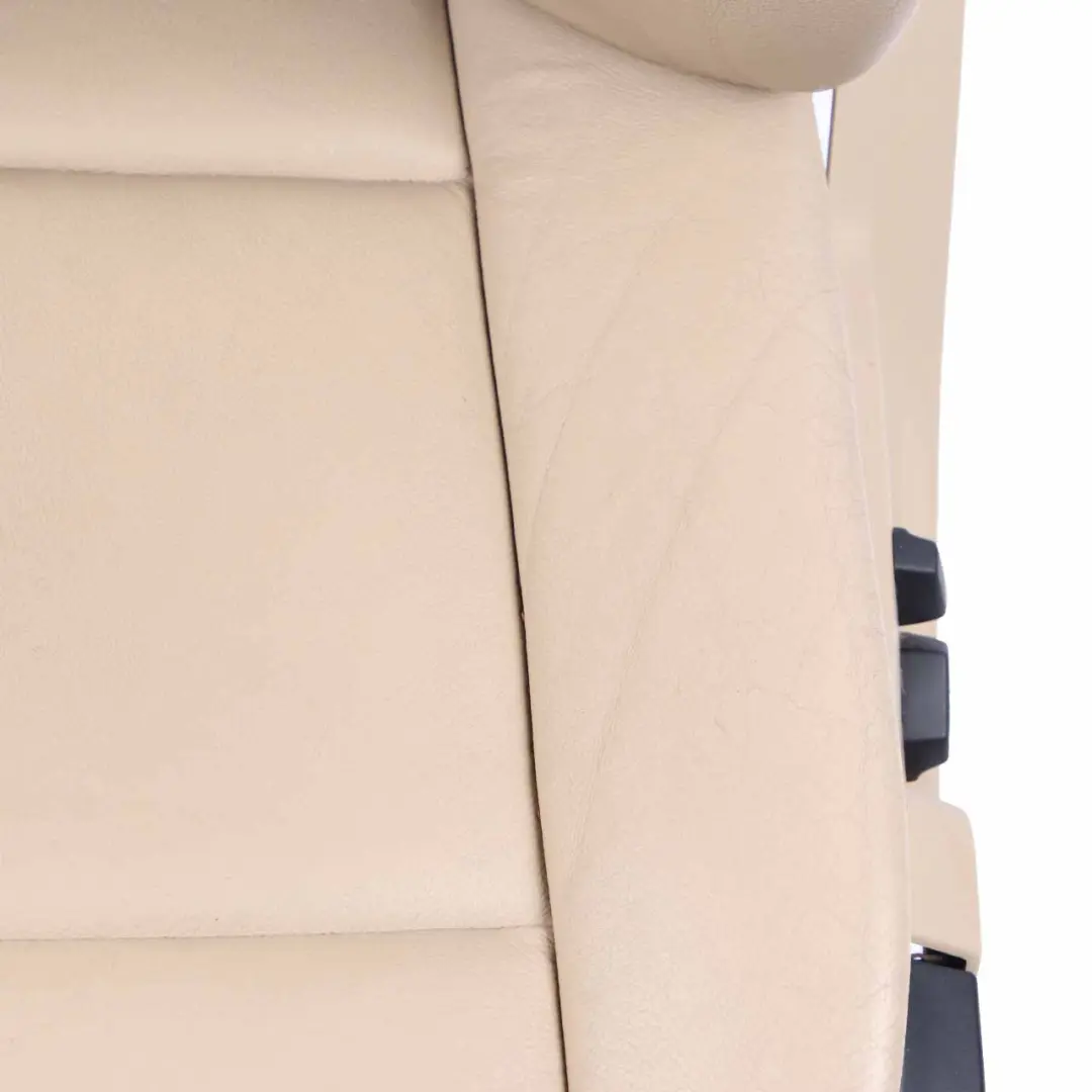 Front Left N/S Heated Leather Nevada Beige Seat Passenger Side to BMW X5 E70 with Part number 6973399 BMW X5 E70 Front Left N/S Heated Leather Nevada Beige Seat Passenger Side - SKU 6973399-1 - Part number 6973399