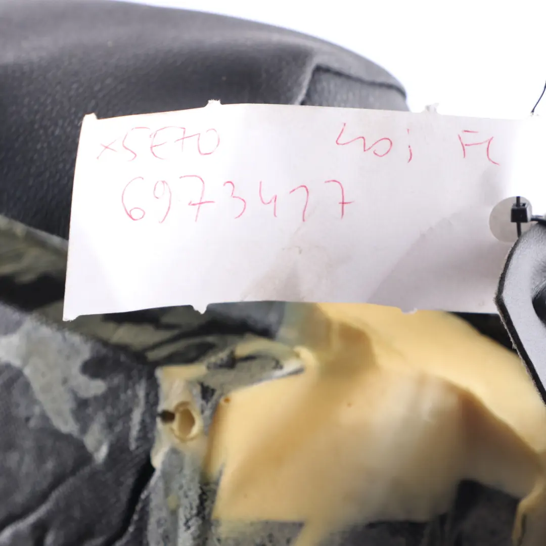 Front Seat Cover BMW X5 E70 Heated Sport Passenger Seat Trim Leather Black Nappa to with Part number 6973417 Front Seat Cover BMW X5 E70 Heated Sport Passenger Seat Trim Leather Black Nappa - SKU 6973417 - Part number 6973417