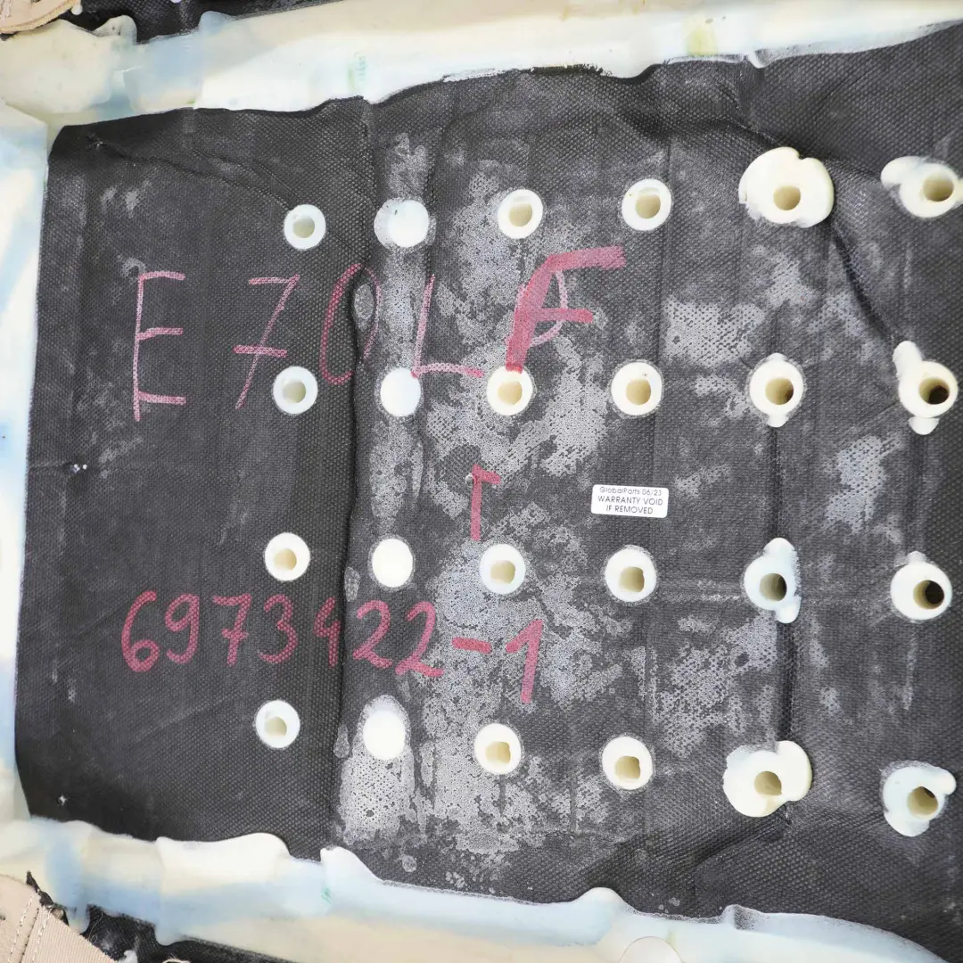 Schienale BMW X5 E70 X6 E71 Sport Anteriore Sinistro Rivestimento Pelle Beige per con numero di parte 6973422 Schienale BMW X5 E70 X6 E71 Sport Anteriore Sinistro Rivestimento Pelle Beige - SKU 6973422-1 - Numero di parte 6973422