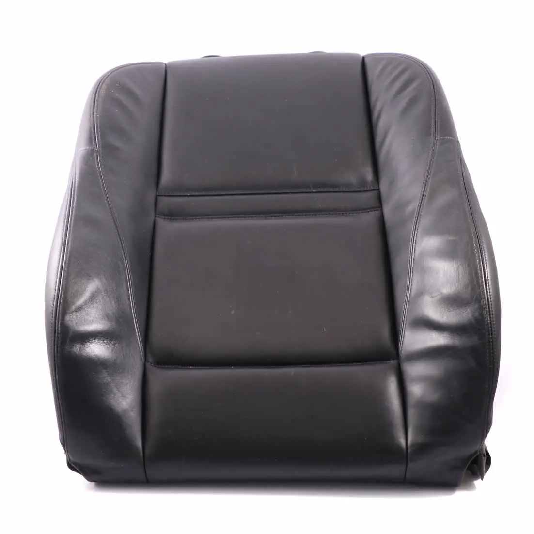 BMW X5 E70 Front Seat Backrest Sport Heated Left N/S Cover Leather Nappa Black 