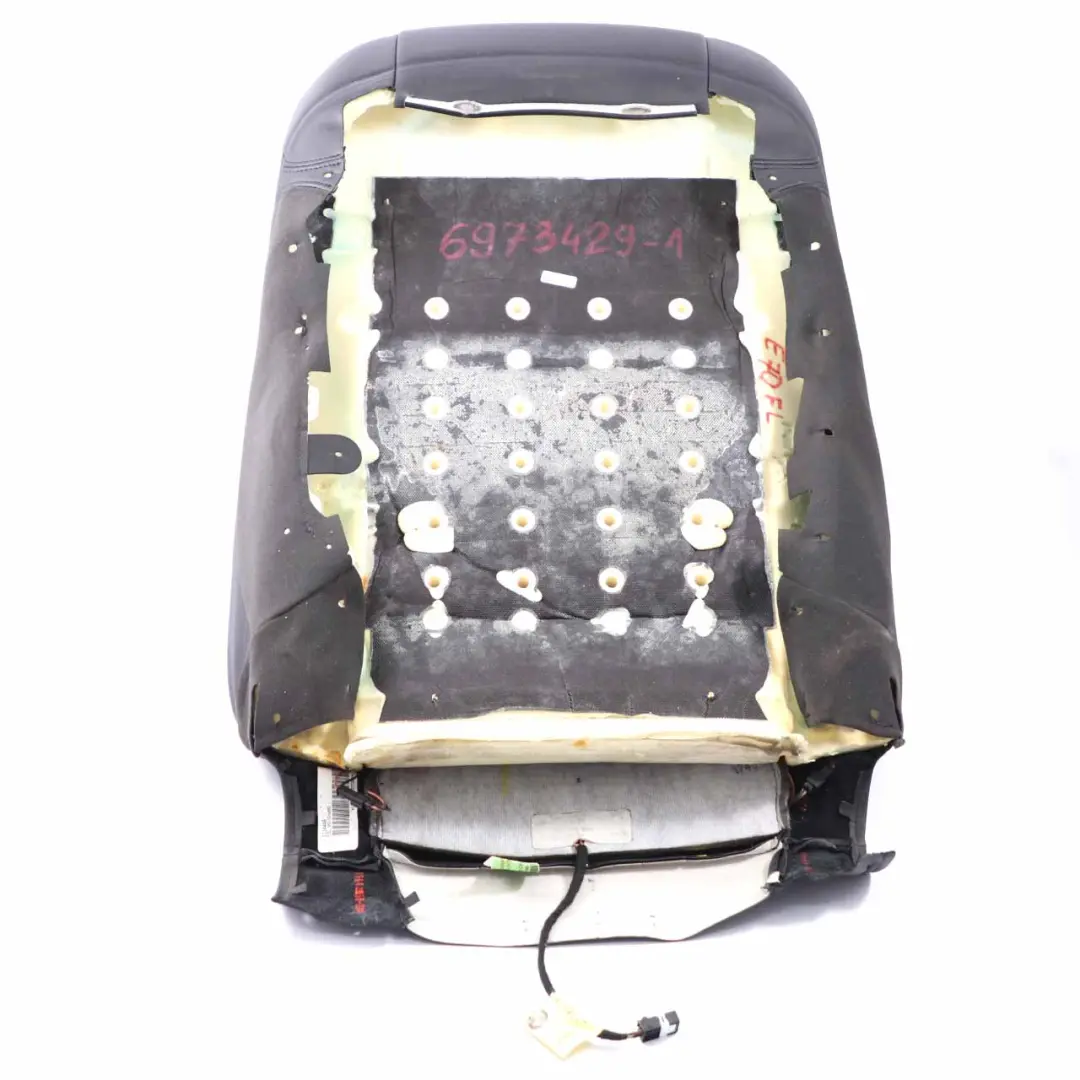 BMW X5 E70 Front Seat Backrest Sport Heated Left N/S Cover Leather Nappa Black - SKU 6973429-1 - Part number 6973429