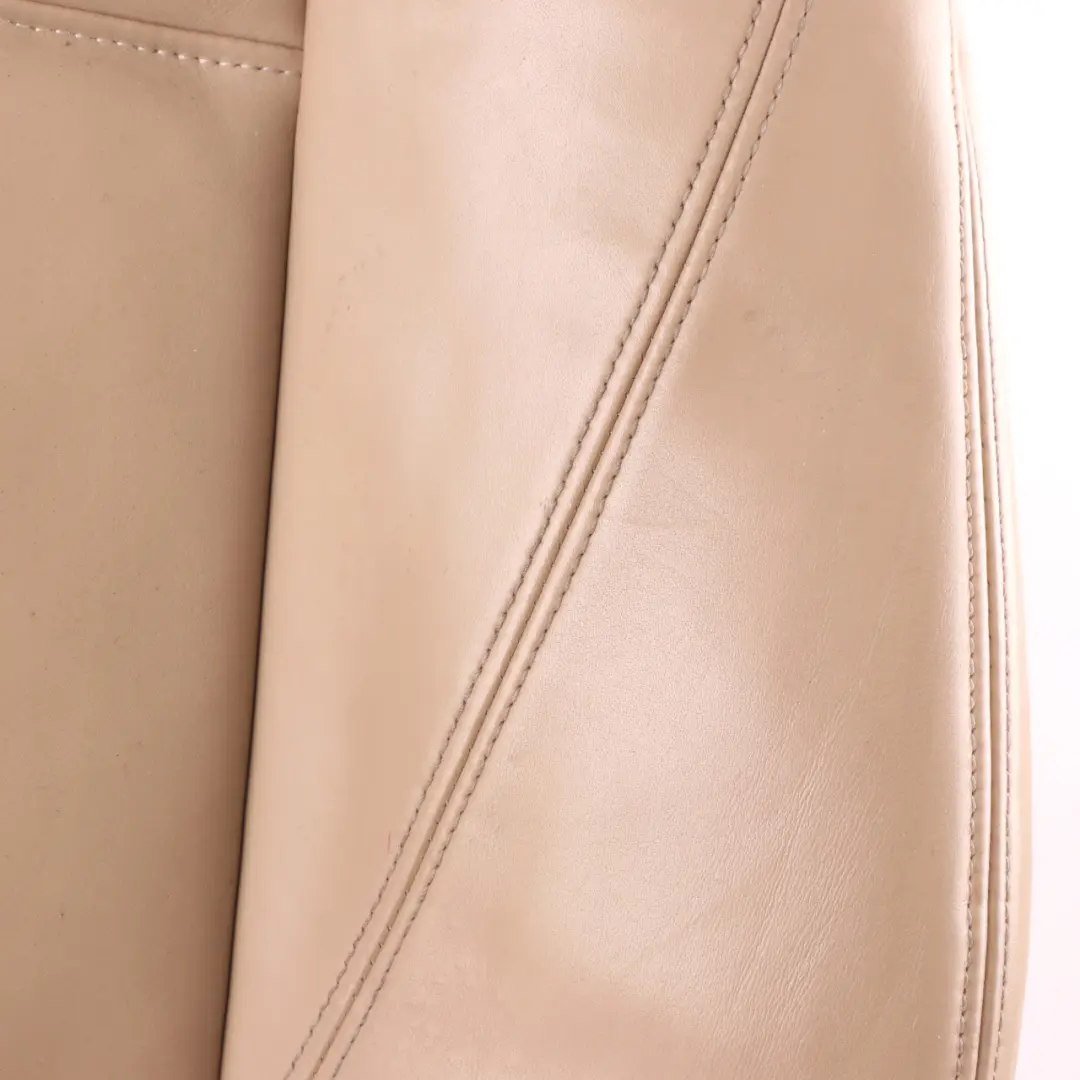 Front Seat Backrest Sport Left N/S Cover Leather Nappa Beige to BMW X5 E70 with Part number 6973430 BMW X5 E70 Front Seat Backrest Sport Left N/S Cover Leather Nappa Beige - SKU 6973430 - Part number 6973430