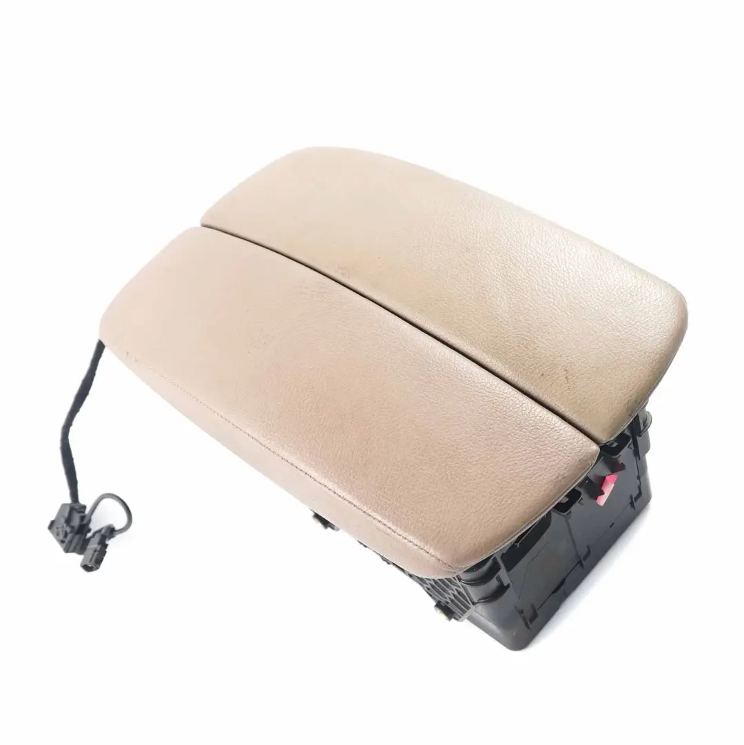 Apoyabrazos Delantero Medio Consola Central Teléfono Cuero Camel para BMW X5 E70 con número de pieza 6973471 BMW X5 E70 Apoyabrazos Delantero Medio Consola Central Teléfono Cuero Camel - SKU 6973471 - Número de pieza 6973471