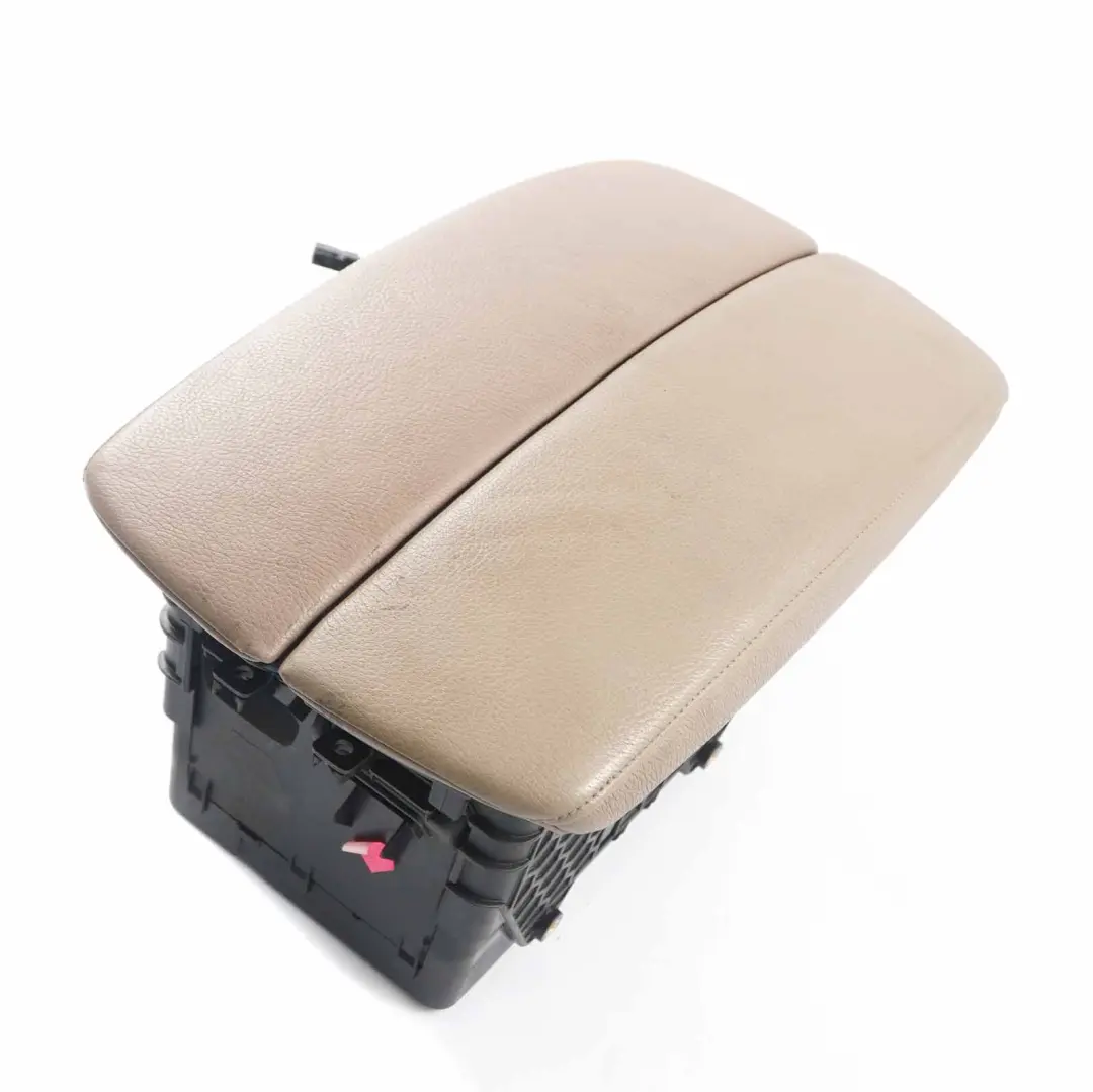 BMW X5 E70 Bracciolo centrale anteriore Consolle telefono in pelle Camel - SKU 6973471 - Numero di parte 6973471