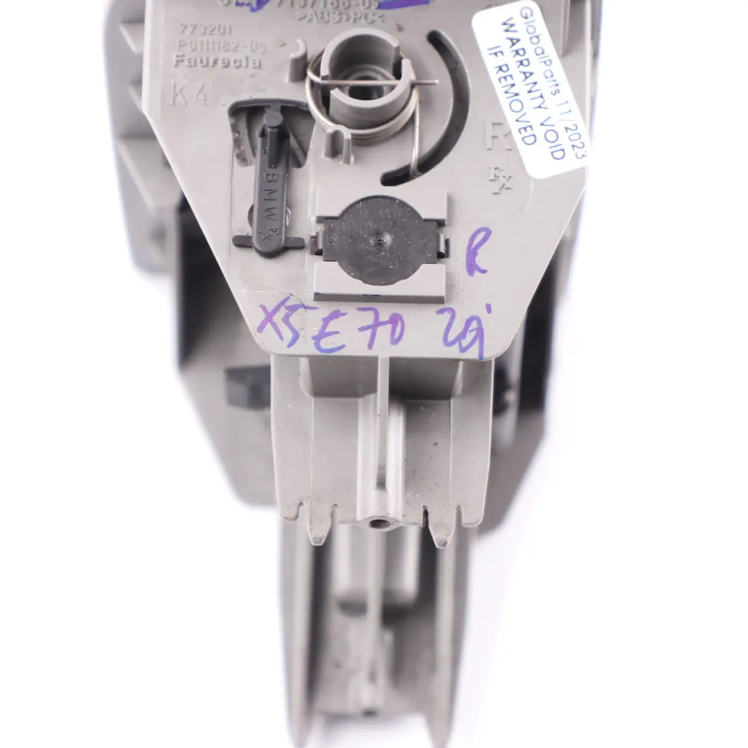 Door Card Ashtray Rear Right O/S Side Cover Ash Tray Grey 7137186 to BMW X5 E70 with Part number 6973678 BMW X5 E70 Door Card Ashtray Rear Right O/S Side Cover Ash Tray Grey 7137186 - SKU 6973678 - Part number 6973678