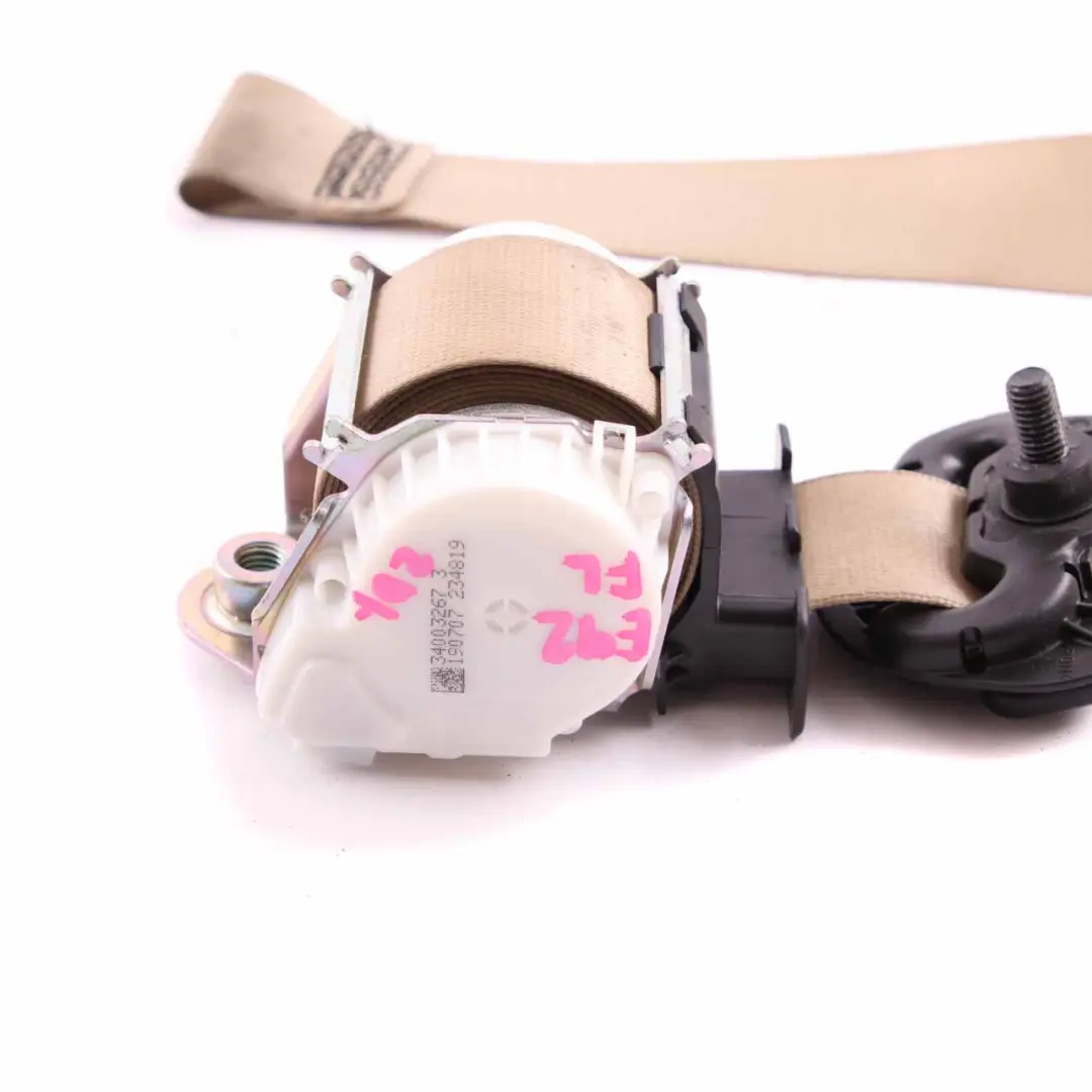 Cintura superiore anteriore sinistra sicurezza Beige per BMW E92 E92N LCI con numero di parte 6973961 BMW E92 E92N LCI Cintura superiore anteriore sinistra sicurezza Beige - SKU 6973961 - Numero di parte 6973961