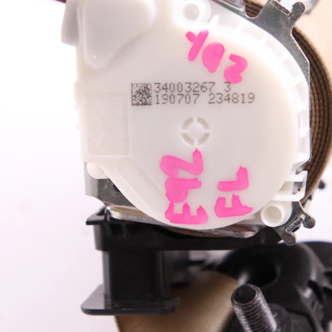 Cintura superiore anteriore sinistra sicurezza Beige per BMW E92 E92N LCI con numero di parte 6973961 BMW E92 E92N LCI Cintura superiore anteriore sinistra sicurezza Beige - SKU 6973961 - Numero di parte 6973961