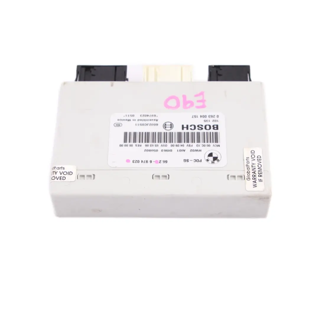 PDC Module BMW E81 E82 E87 E90 E91 E92 Parking Control Unit to with Part number 6974023 PDC Module BMW E81 E82 E87 E90 E91 E92 Parking Control Unit - SKU 6974023 - Part number 6974023