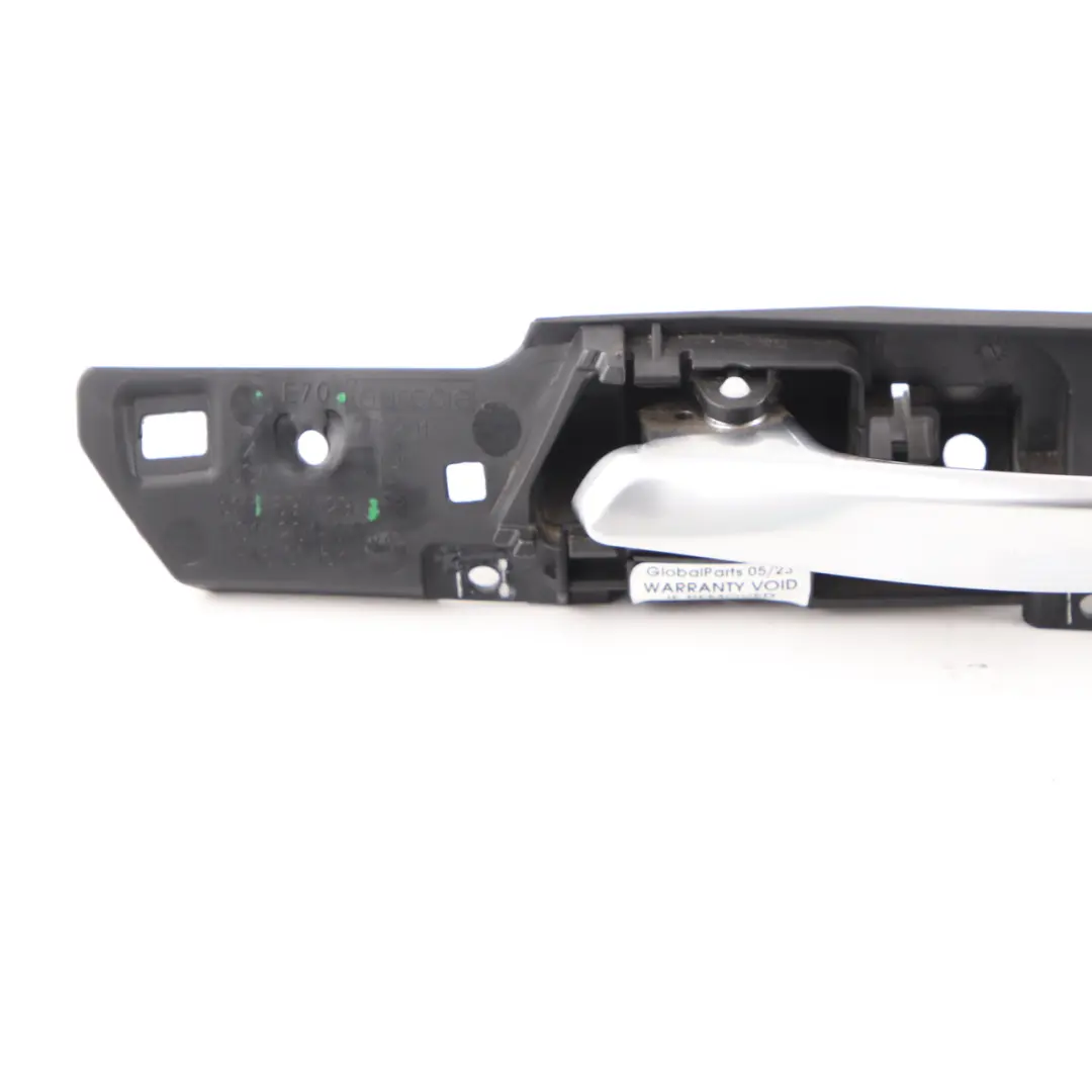 manija trasera izquierda abrepuertas Chrome para BMW E70 con número de pieza 6974297 BMW E70 manija trasera izquierda abrepuertas Chrome - SKU 6974297 - Número de pieza 6974297