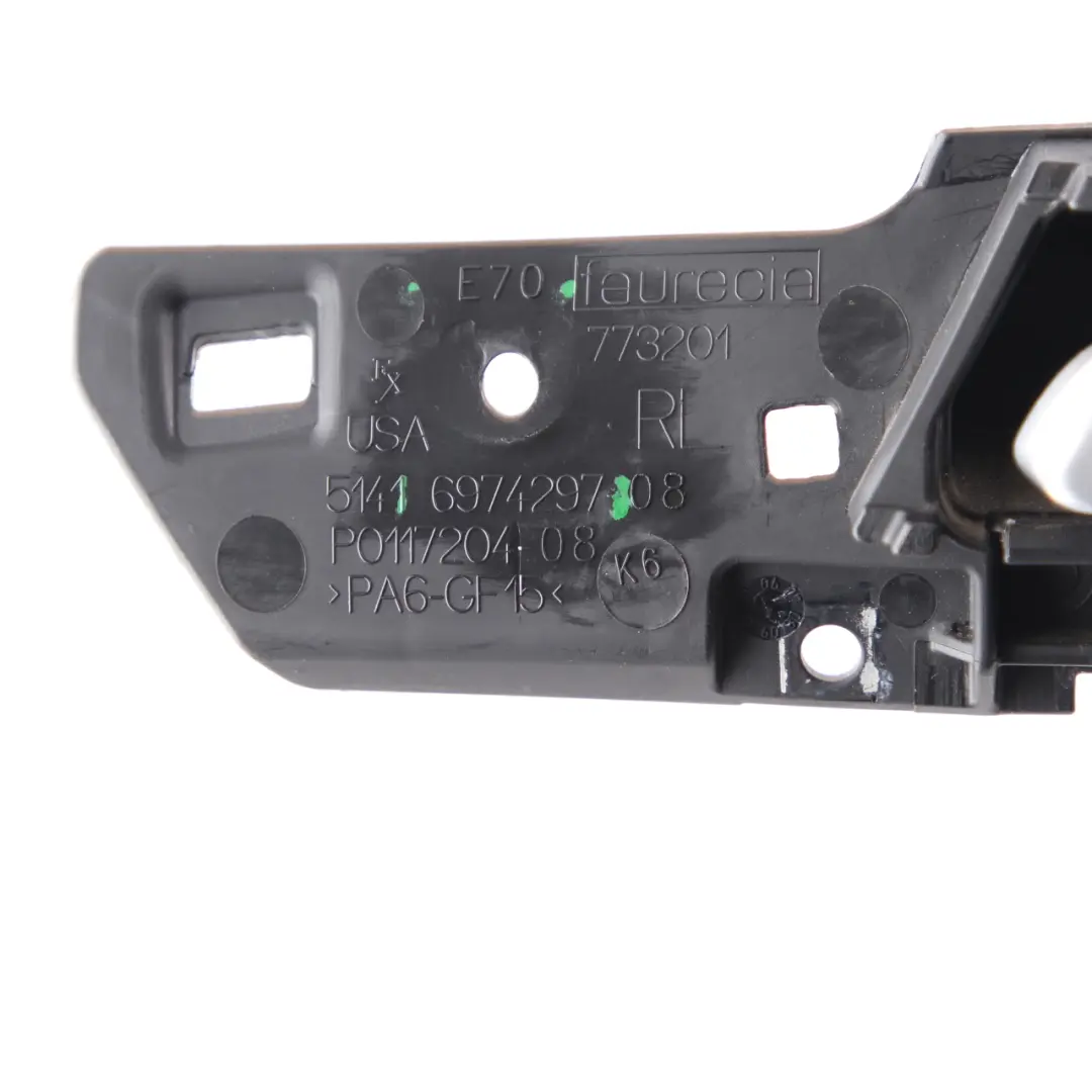 BMW X5 er E70 Träger Türaussengriff Hinten Links Chrom - SKU 6974297 - Teilenummer 6974297