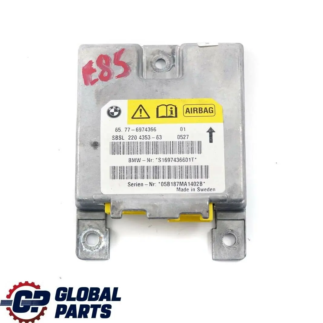 Left B-pillar Airbag Sensor N/S BMW 6 Z4 Series E64 E89 - SKU 6974366 - Part number 6974366