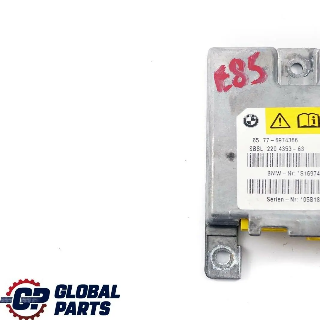 BMW E64 Z4 E89 Sensor Airbag Pilar B Izquierdo - SKU 6974366 - Número de pieza 6974366