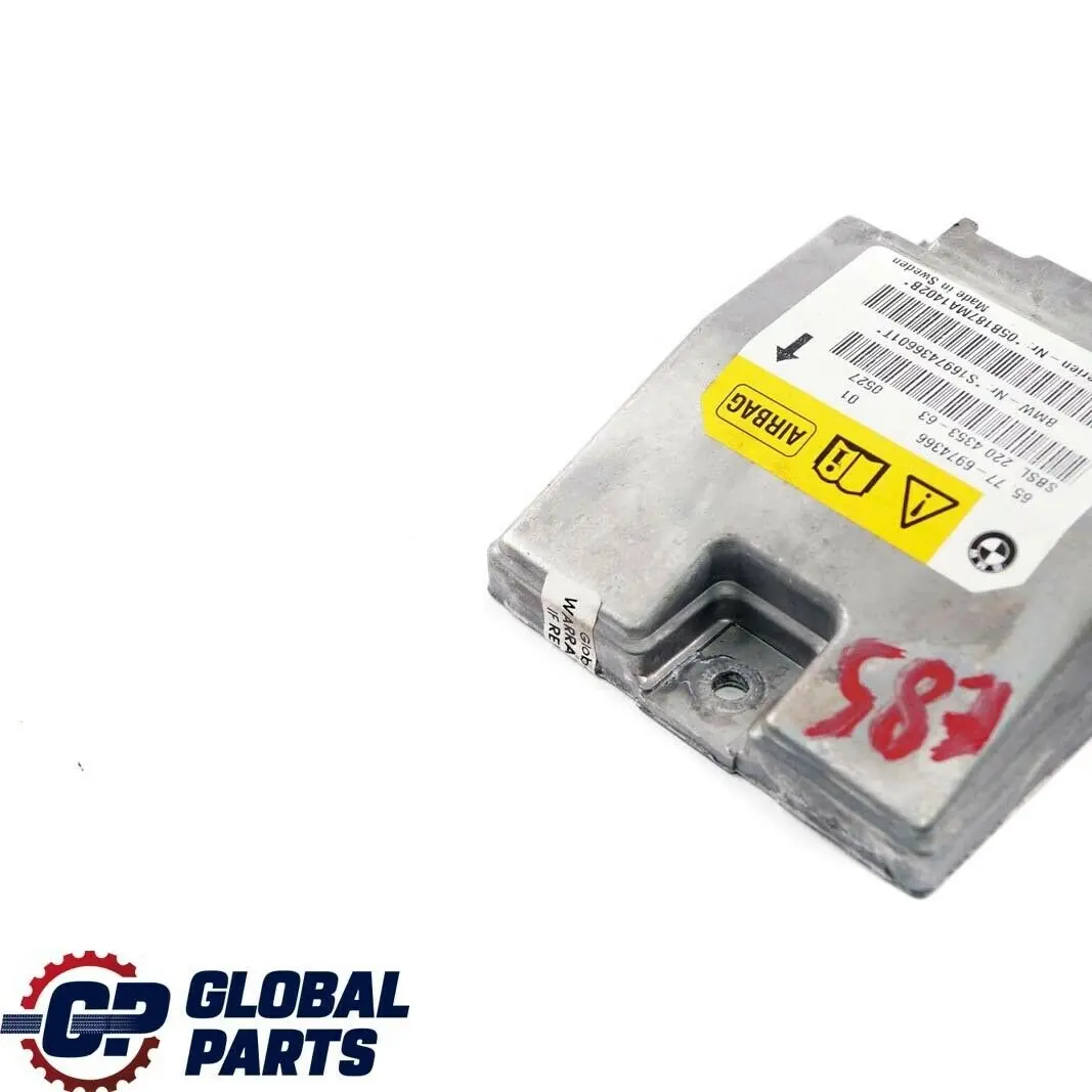BMW E64 Z4 E89 Sensor Airbag Pilar B Izquierdo - SKU 6974366 - Número de pieza 6974366