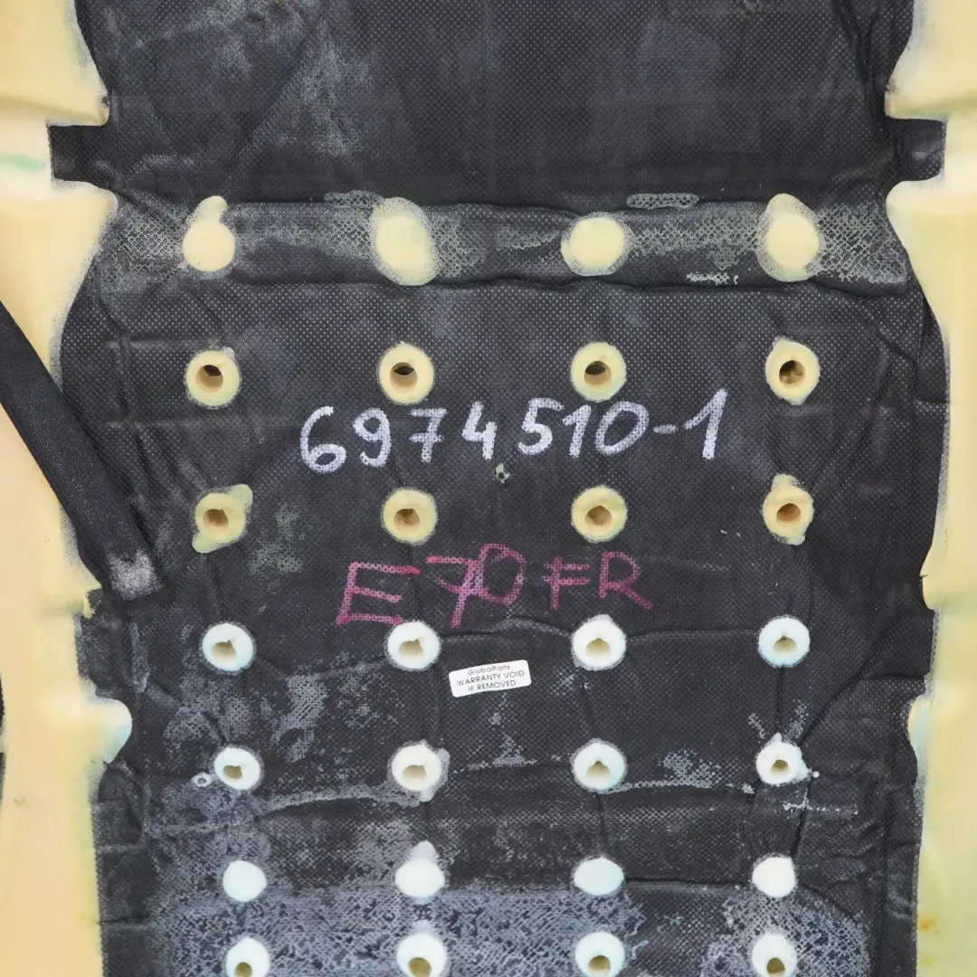 Oparcie Fotela Prawy Przód Skóra do BMW X5 E70 X6 E71 o numerze 6974510 BMW X5 E70 X6 E71 Oparcie Fotela Prawy Przód Skóra - SKU 6974510-1 - Numer Części 6974510