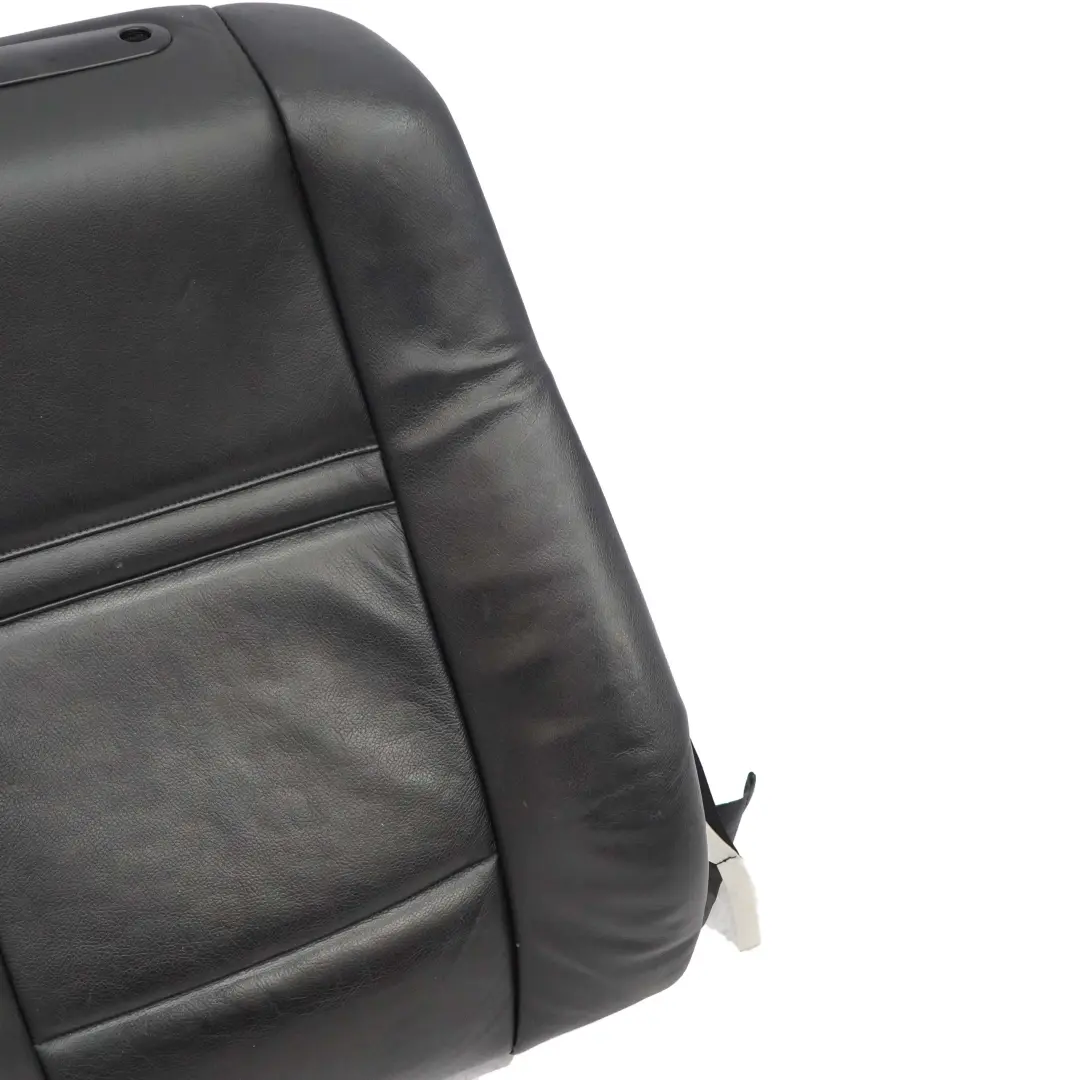 Delantero Derecho Funda de Respaldo del Asiento de Cuero Nevada Negro para BMW E70 con número de pieza 6974510 BMW E70 Delantero Derecho Funda de Respaldo del Asiento de Cuero Nevada Negro - SKU 6974510-1 - Número de pieza 6974510