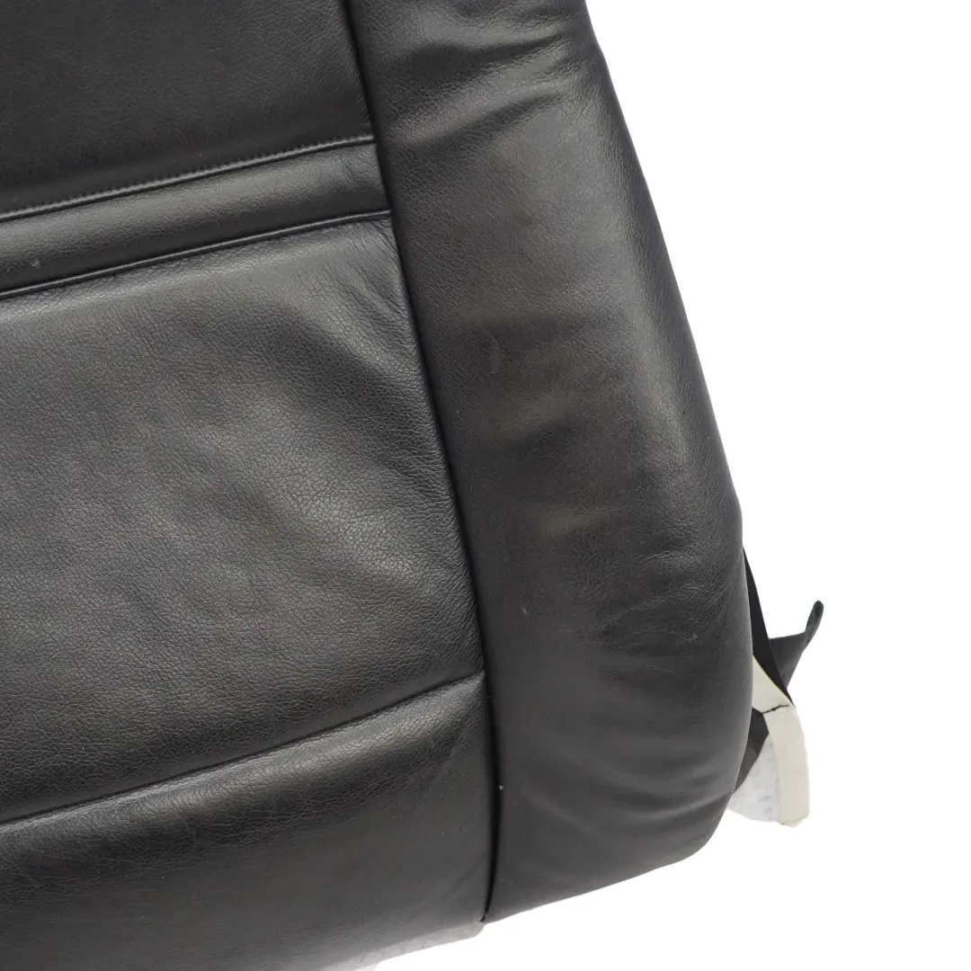 Delantero Derecho Funda de Respaldo del Asiento de Cuero Nevada Negro para BMW E70 con número de pieza 6974510 BMW E70 Delantero Derecho Funda de Respaldo del Asiento de Cuero Nevada Negro - SKU 6974510-1 - Número de pieza 6974510