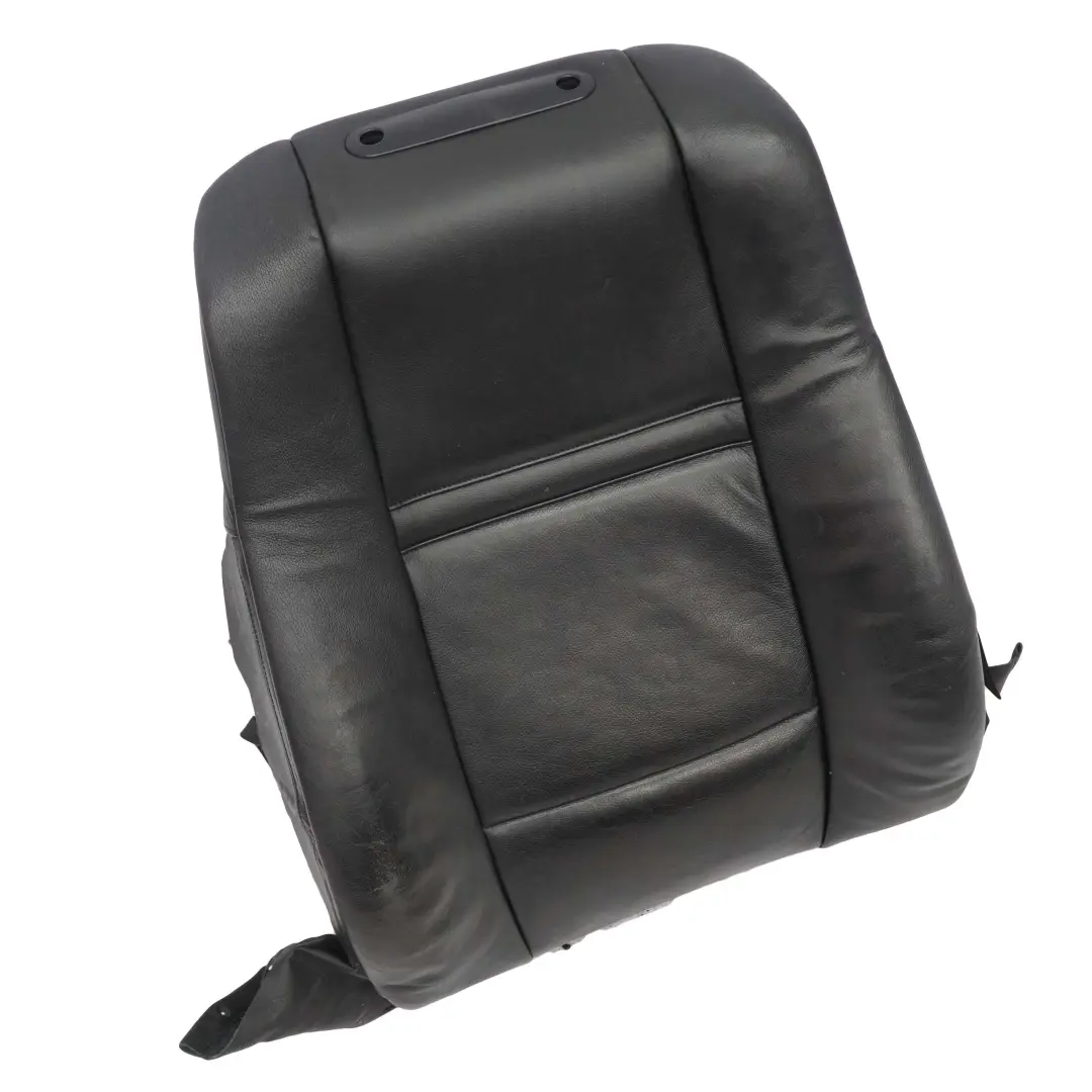 Delantero Derecho Funda de Respaldo del Asiento de Cuero Nevada Negro para BMW E70 con número de pieza 6974510 BMW E70 Delantero Derecho Funda de Respaldo del Asiento de Cuero Nevada Negro - SKU 6974510-1 - Número de pieza 6974510