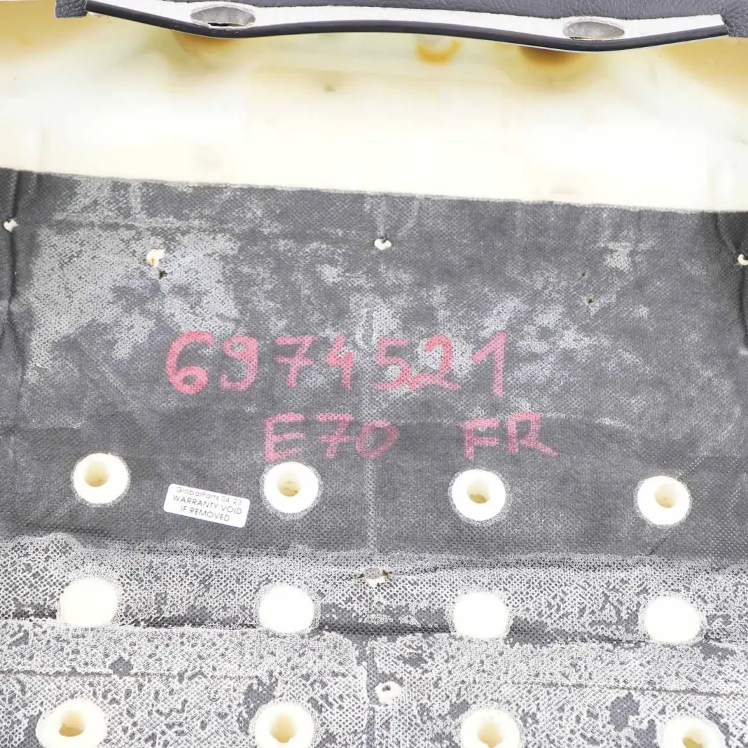 Oparcie Fotela Prawy Przód Skóra Sport do BMW E70 o numerze 6974521 BMW E70 Oparcie Fotela Prawy Przód Skóra Sport - SKU 6974521 - Numer Części 6974521