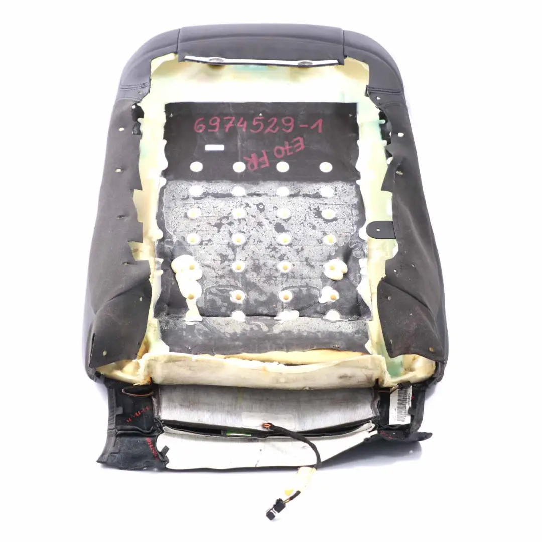 Siège Avant Dossier Sport Chauffant Droit Housse Cuir Nappa Noir pour BMW X5 E70 à propos du numéro de pièce 6974529 BMW X5 E70 Siège Avant Dossier Sport Chauffant Droit Housse Cuir Nappa Noir - SKU 6974529-1 - Numéro de pièce 6974529