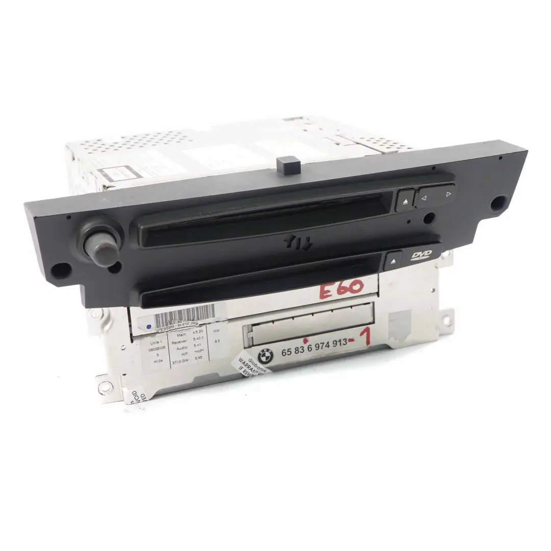 Navigation Head Unit BMW E60 E61 CCC CD Professional System Controller to with Part number 6974913 Navigation Head Unit BMW E60 E61 CCC CD Professional System Controller - SKU 6974913-1 - Part number 6974913
