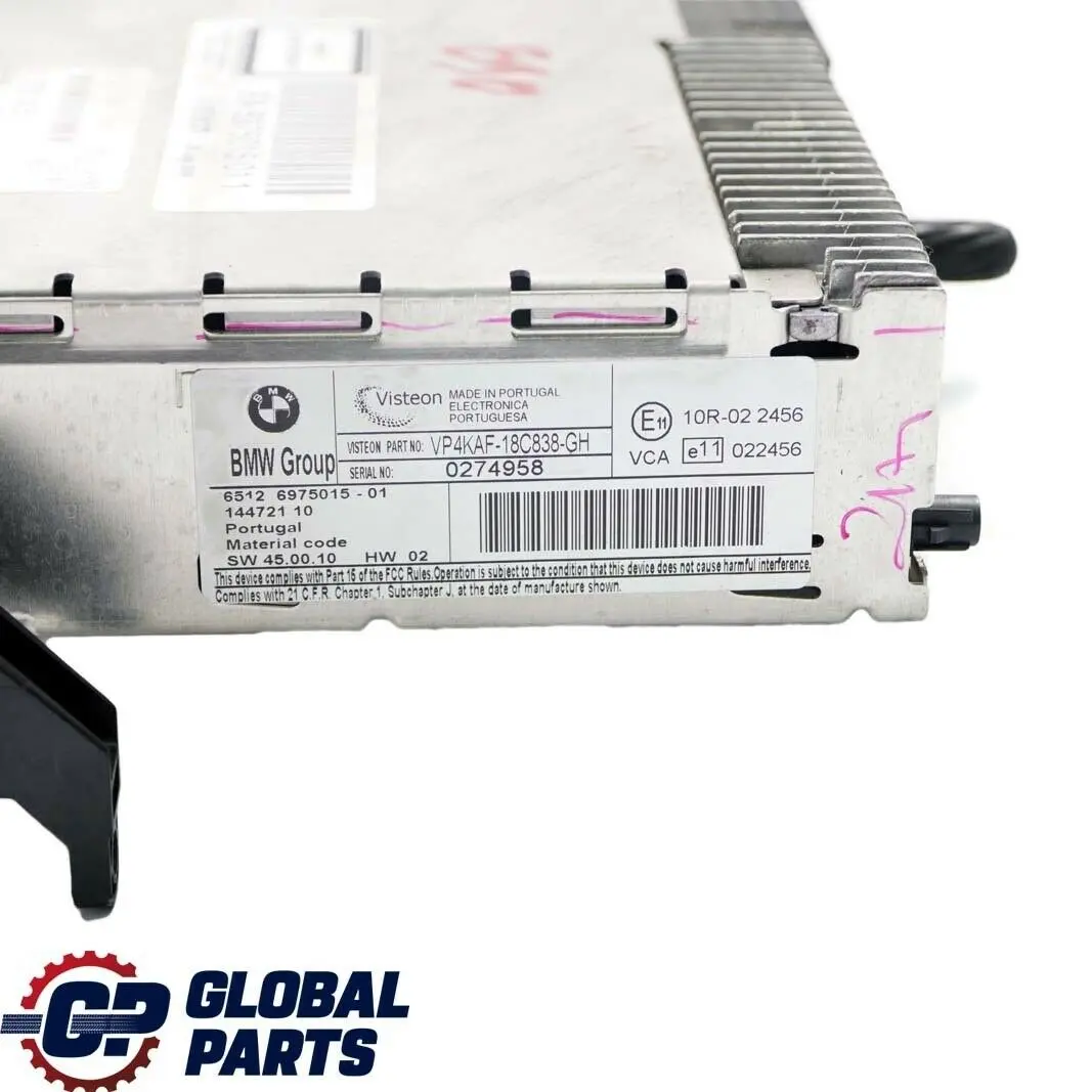 BMW X1 Z4 E81 E84 E87 E88 E89 E90 E91 E92 Radio Business CD - SKU 6975015 - Número de pieza 6975015