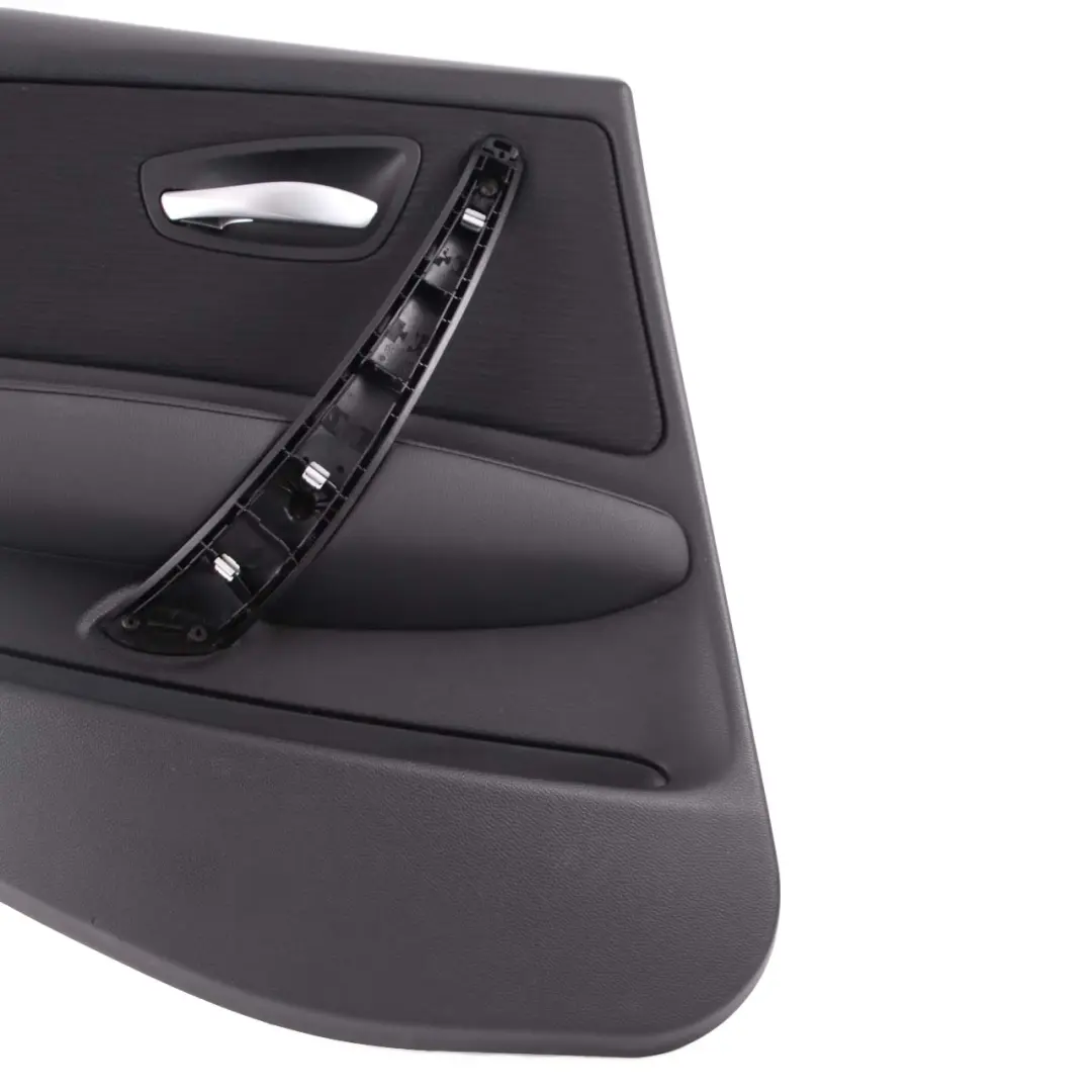 Door Card BMW E87 LCI Rear Left N/S Lining Cloth Elektra Anthracite to with Part number 6975319 Door Card BMW E87 LCI Rear Left N/S Lining Cloth Elektra Anthracite - SKU 6975319-1 - Part number 6975319