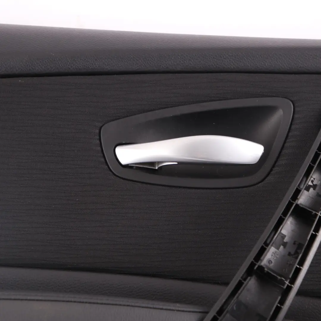 Door Card BMW E87 LCI Rear Left N/S Lining Cloth Elektra Anthracite to with Part number 6975319 Door Card BMW E87 LCI Rear Left N/S Lining Cloth Elektra Anthracite - SKU 6975319-1 - Part number 6975319