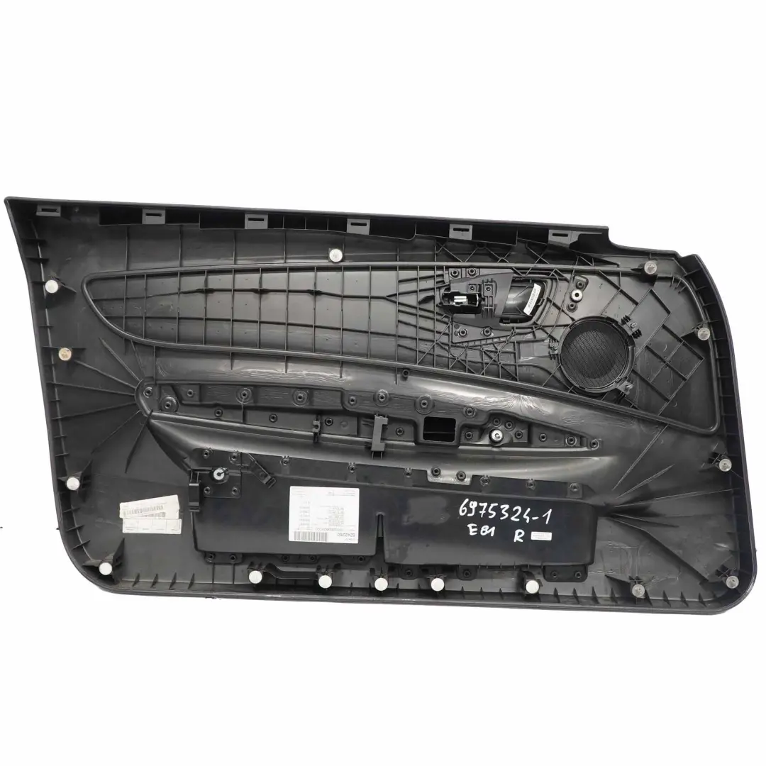 BMW E81 E82 1 Door Card Trim Panel Cloth Right O/S Elektra Anthracite - SKU 6975324-1 - Part number 6975324