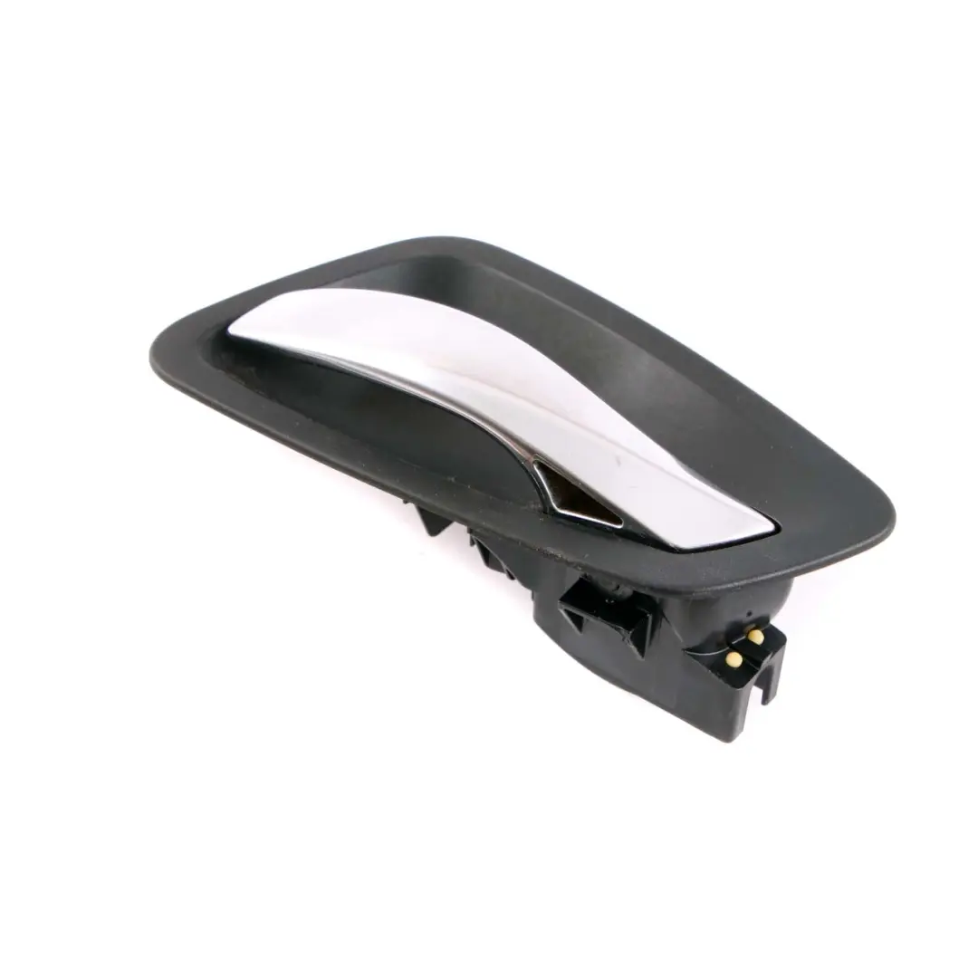 Manija Interior Puerta Delantera Derecha Cubierta Negra 6975494 para BMW E92 E93 con número de pieza 6975496 BMW E92 E93 Manija Interior Puerta Delantera Derecha Cubierta Negra 6975494 - SKU 6975496 - Número de pieza 6975496