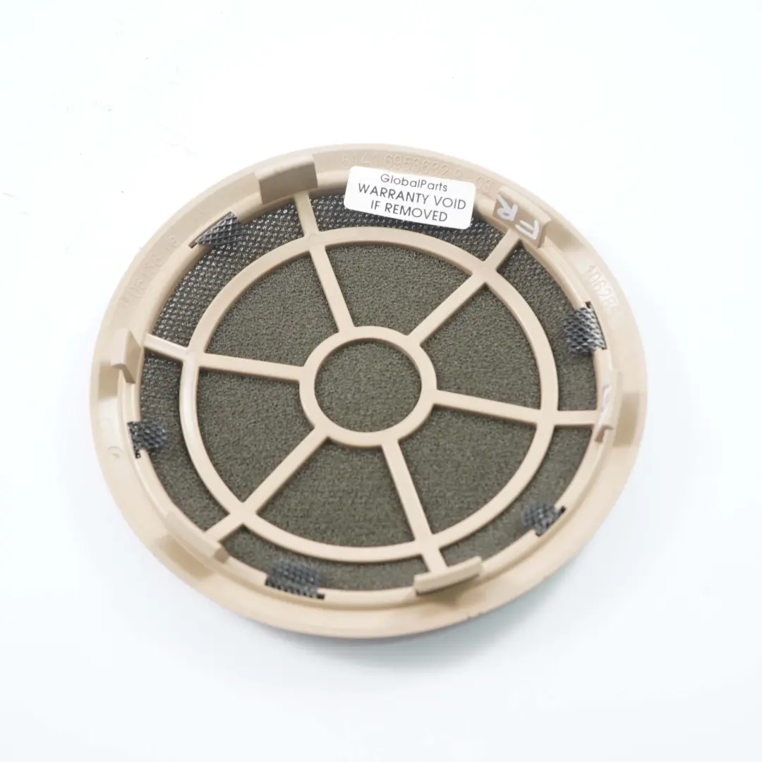 Cubierta Altavoz Derecho Crema Beige 6953632 para BMW E92 E93 con número de pieza 6975508 BMW E92 E93 Cubierta Altavoz Derecho Crema Beige 6953632 - SKU 6975508 - Número de pieza 6975508