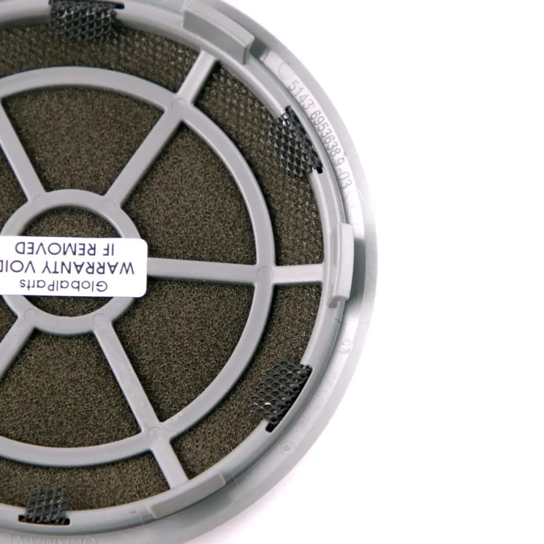 BMW E92 E93 Panel Lateral Trasero Derecho Tapa Altavoz Embellecedor Gris - SKU 6975514 - Número de pieza 6975514