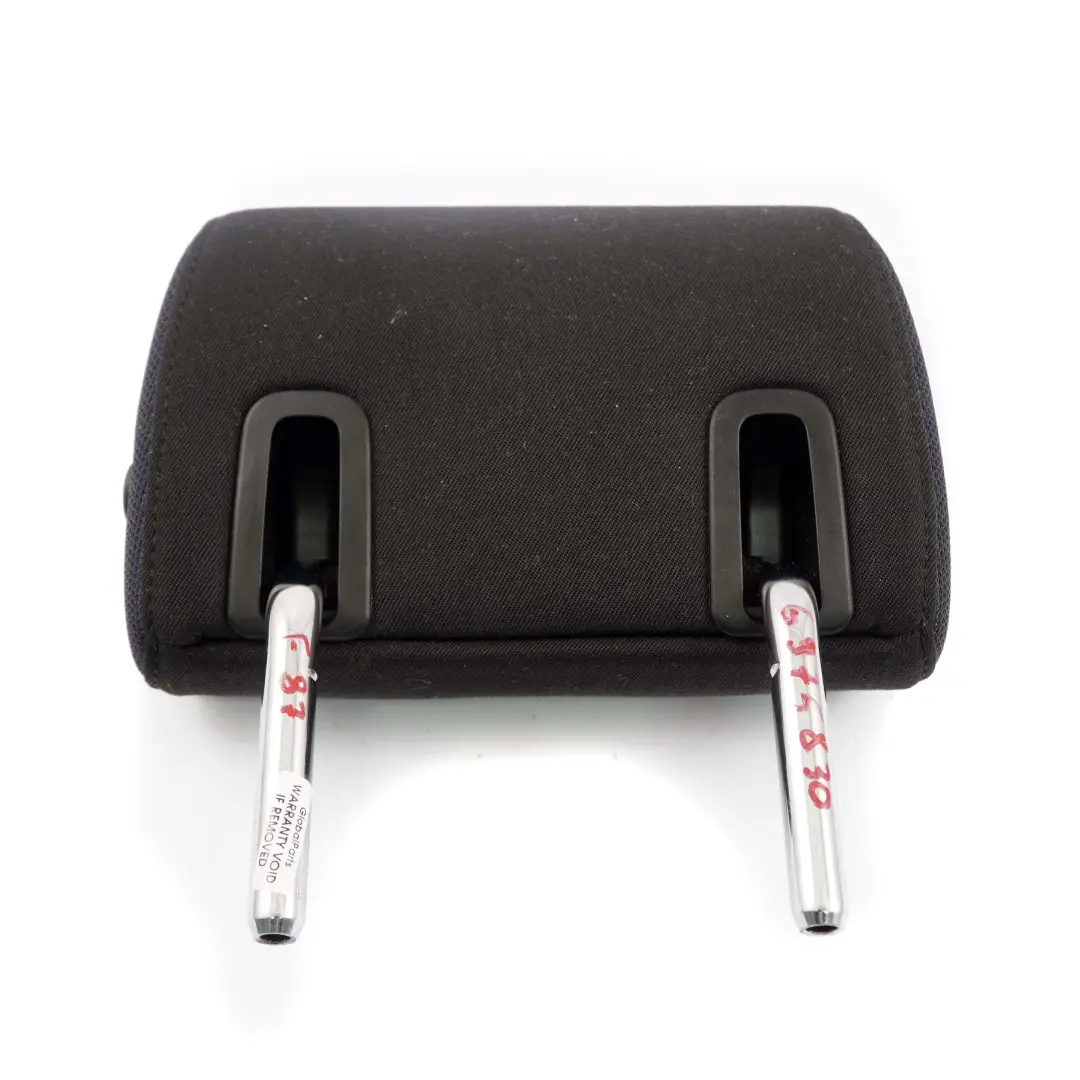 Bench Middle Centre Headrest Cloth Network Monaco Blue to BMW E81 E87 LCI Rear with Part number 6975830 BMW E81 E87 LCI Rear Bench Middle Centre Headrest Cloth Network Monaco Blue - SKU 6975830 - Part number 6975830