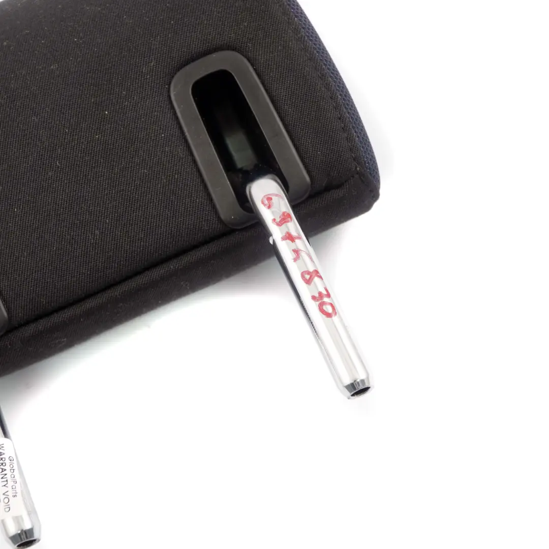 BMW E81 E87 LCI Siege Arriere Appuie-Tete Centre Tissu Network Bleu Monaco - SKU 6975830 - Numéro de pièce 6975830