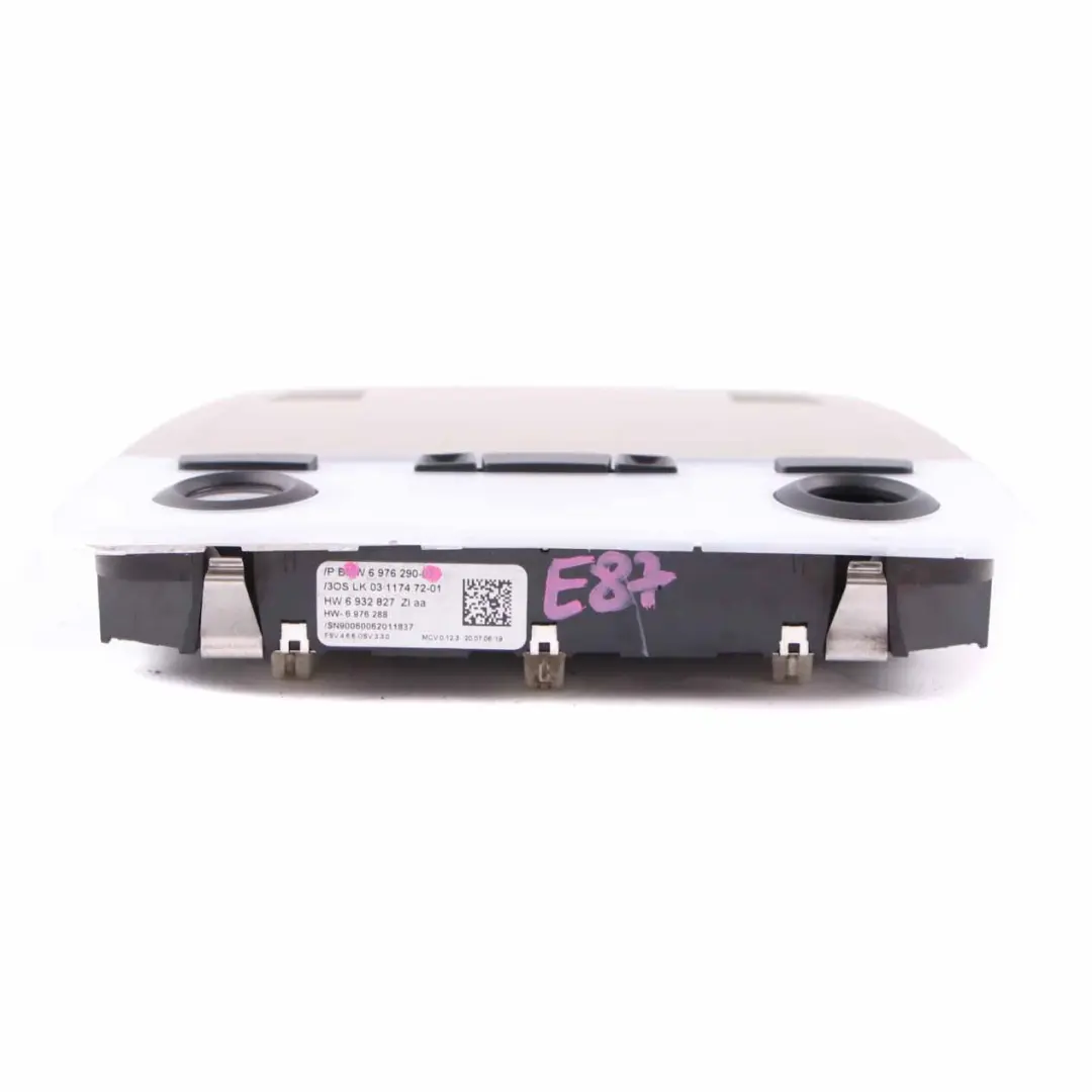 BMW E87 Unidad de Interruptor Techo Luz Control Headliner Módulo Beige - SKU 6976290 - Número de pieza 6976290