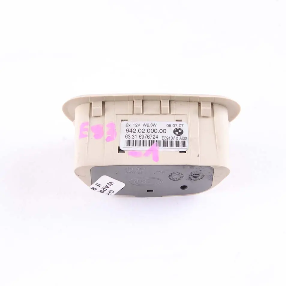 Lamp Door Entrance Rear Cremebeige to BMW E92 E93 LCI with Part number 6976724 BMW E92 E93 LCI Lamp Door Entrance Rear Cremebeige - SKU 6976724 - Part number 6976724