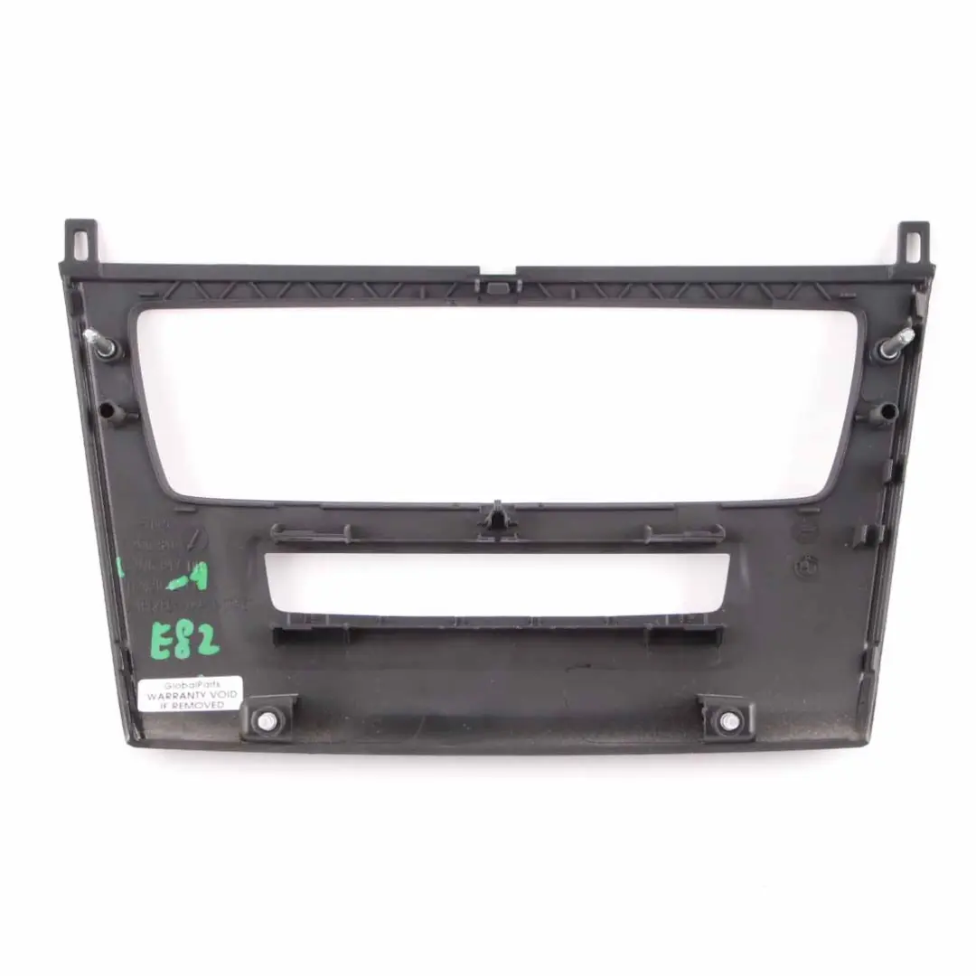 Dashboard BMW E81 E82 E87 LCI E88 1 Function Carrier Centre Black to Cover with Part number 6976847 Cover Dashboard BMW E81 E82 E87 LCI E88 1 Function Carrier Centre Black - SKU 6976847-1 - Part number 6976847