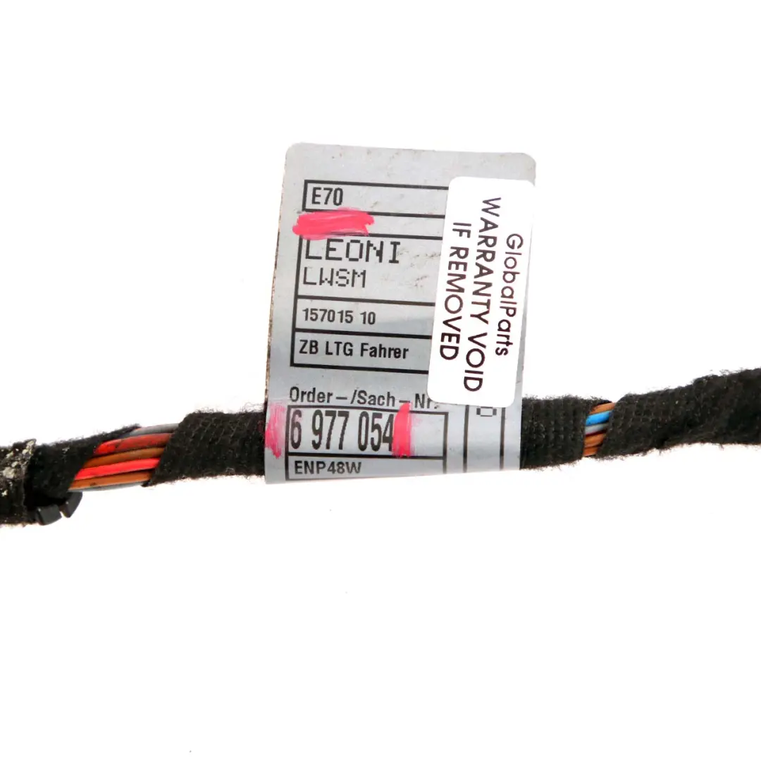 Câblage Faisceau De Câbles Porte Avant Droite Côté Conducteur pour BMW X5 E70 à propos du numéro de pièce 6977054 BMW X5 E70 Câblage Faisceau De Câbles Porte Avant Droite Côté Conducteur - SKU 6977054 - Numéro de pièce 6977054