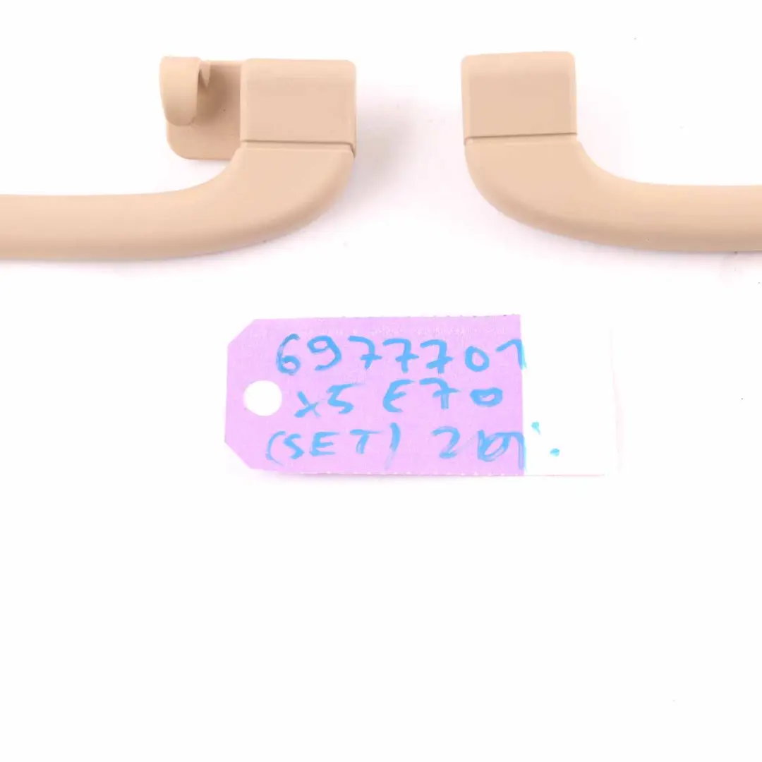 Roof Grab Handle Interior Front Rear Left Right N/O/S Set to BMW X5 E70 with Part number 6977701 BMW X5 E70 Roof Grab Handle Interior Front Rear Left Right N/O/S Set - SKU 6977701 - Part number 6977701