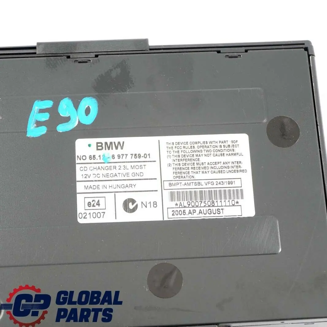 BMW E81 E87 E90 E91 E92 6-fach CD Changer Con Rivista - SKU 6977759 - Numero di parte 9196669