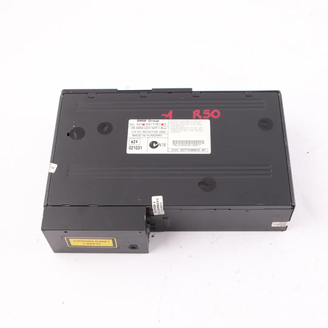 Mini Cooper R50 R52 R53 6-Disc CD Module de rangement avec magasin - SKU 6977767-1 - Numéro de pièce 6977767