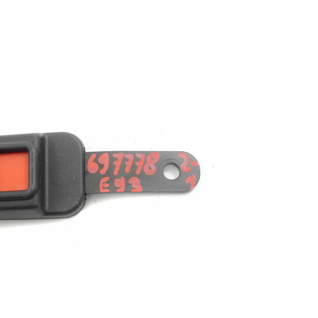 Rear Buckle BMW E93 Convertible Center Seat Belt Latch Lock - SKU 6977782-1 - Part number 6977782
