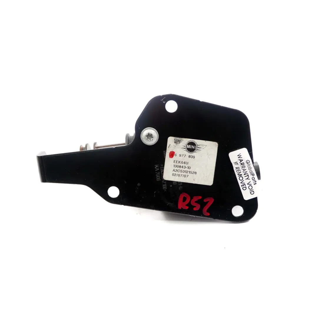 Mini R52 Rear Seat Bracket Latch Lock Mechanism HINTEN - SKU 6977839 - Part number 6977839