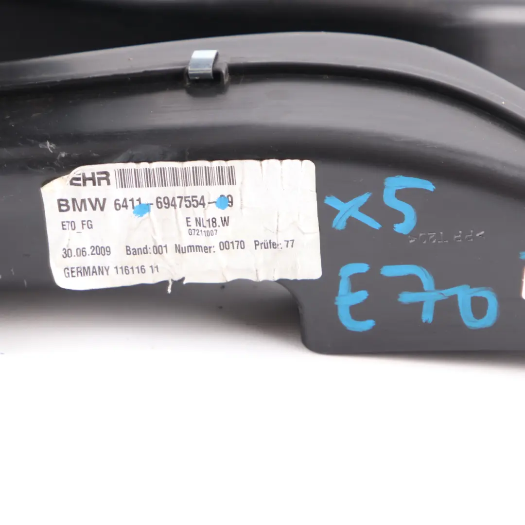 BMW X5 E70 F15 Heizung Lüfter Gebläse hinten Kabine Heizung Matrix 6947554 - SKU 6977947 - Teilenummer 6977947