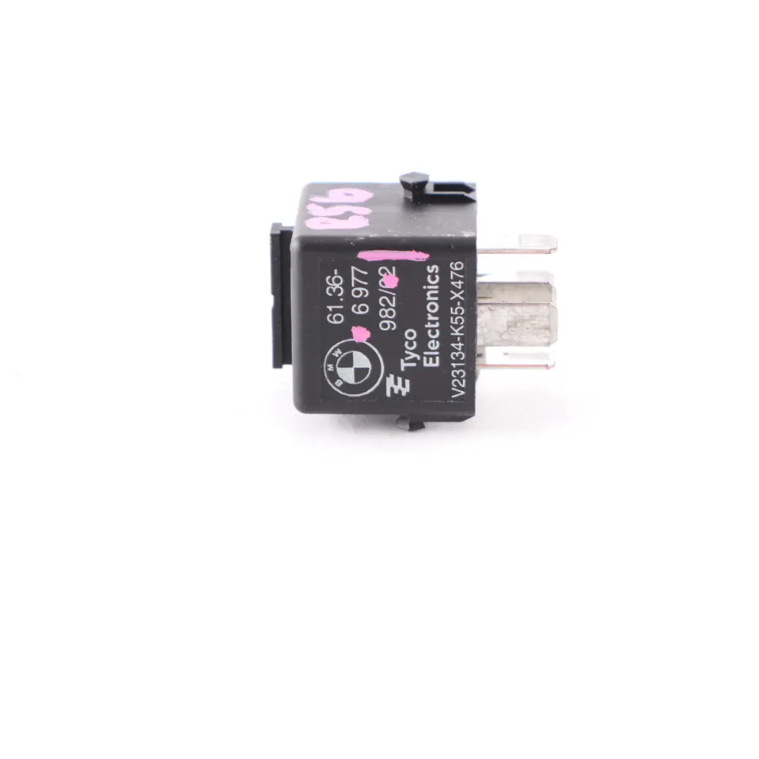 TYCO 5 Pins Black to Mini Cooper One R50 R53 R56 R57 R60 Relay with Part number 6977982 Mini Cooper One R50 R53 R56 R57 R60 Relay TYCO 5 Pins Black - SKU 6977982-1 - Part number 6977982